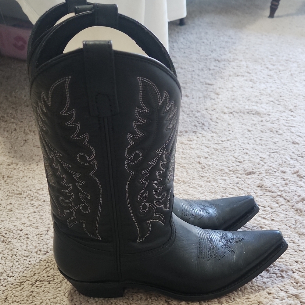 Black Western Cowboy Boots